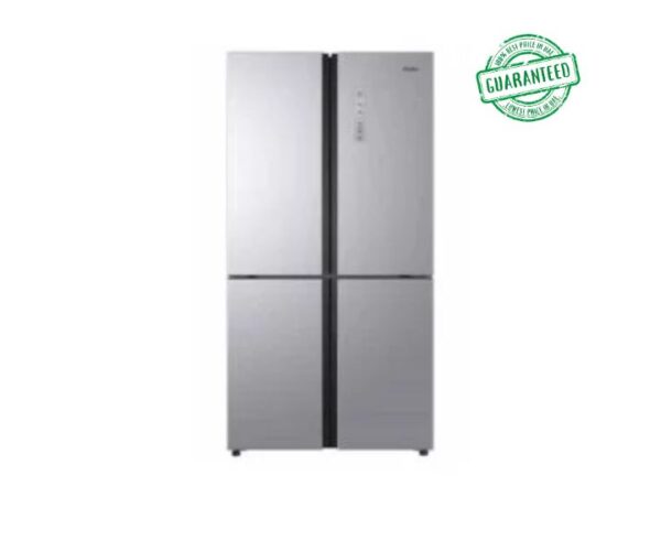 Haier 595 Liter French Door Refrigerator Silver Model HRF-595SGI | 1 Year Full 5 Years Compressor Warranty.