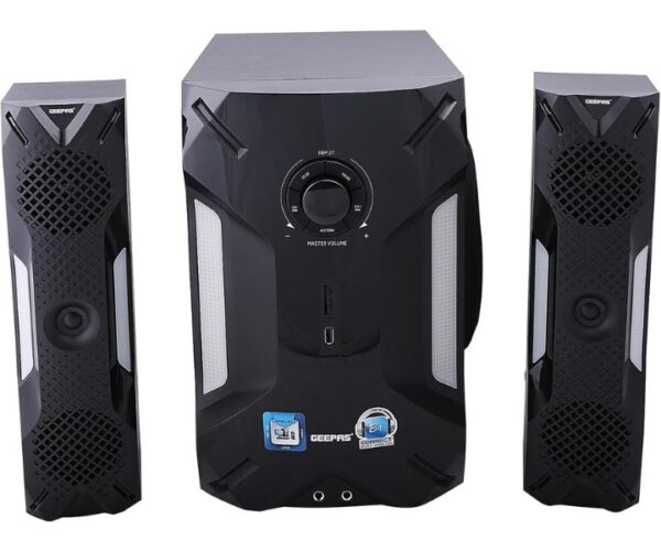 Geepas 2.1 Multimedia Speaker 35000 Watts 8 Inch Woofer Model GMS8507 | 1 Year Full Warranty