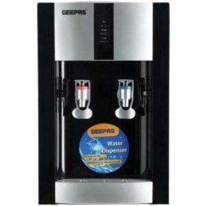 Geepas Table Top Water Dispenser Hot and Cold White Model GWD8356 | 1 Year Full 5 Years Compressor Warranty