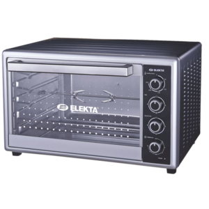 Elekta 100L Electric Oven with Rotisserie and convection Black/Silver Model EBRO-100CG(K) | 1 Year Full Warranty