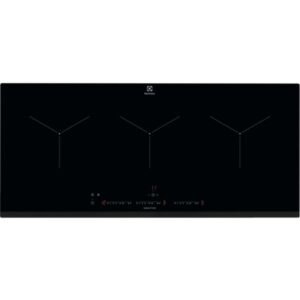 Electrolux 90cm Induction Hob 3 Cooking Zones Sliding Touch Control Color Black Model - EIT913 | 1 year warranty