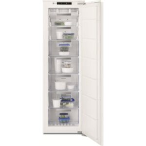Electrolux 204 Litres Single door Upright Frost Free Fully Integrated LCD Display Freezer Stainless Steel Model EUC2244AOW | 1Year Full 5 Year Compressor Warranty.