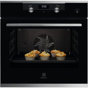 Electrolux 60cm Capacity 72Liters Built In Electric Multifunctional Oven Color Black Model - KODEC6OX | 1 year warranty